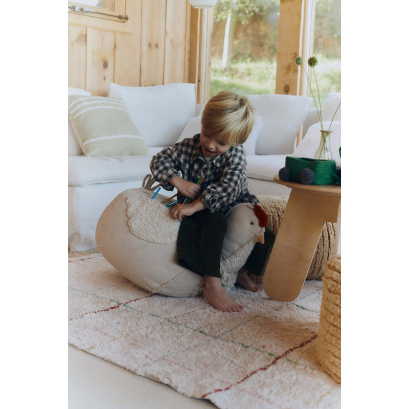 Growing Up On A Farm Novelty Pouf