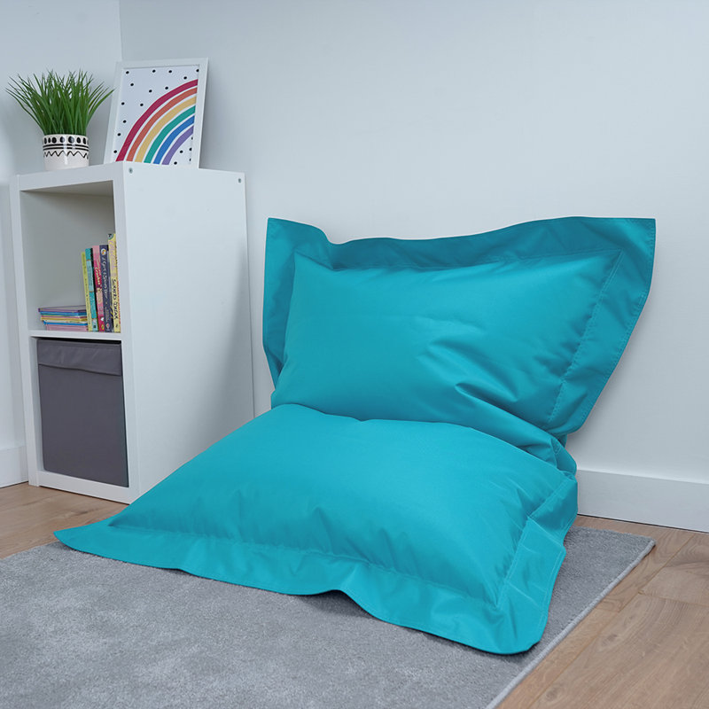 Outdoor Friendly Bean Bag Lounger, Blue