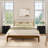 Minimalist Textured Rounded Corner 2-drawer Nightstand-288559466