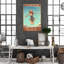 «And Into The Pool I Go», ensemble de 1 rectangles et Into The Pool I Go, ensemble de 1 reproductions d'art sur toile tendue-168097241