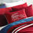 Lacoste Croc Decorative Throw Pillow, 100% Cotton Brushed Twill Accent Pillow, Modern Casual Home Decor Pillow with Iconic Crocodile Design, OEKO-TEX Certified, Red, 16"x24"-113372248-125022010