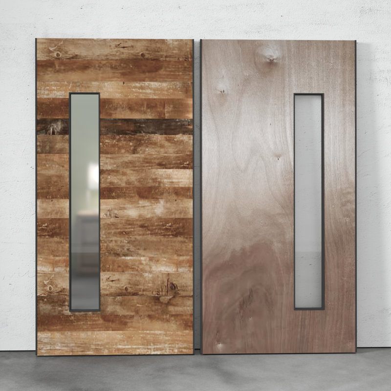 Porte de grange en verre