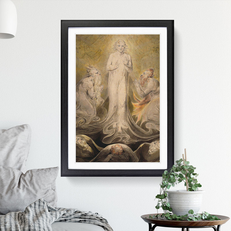 Transfiguration by William Blake - Picture Frame Painting, Black, 65cm H x 48cm W x 2cm D