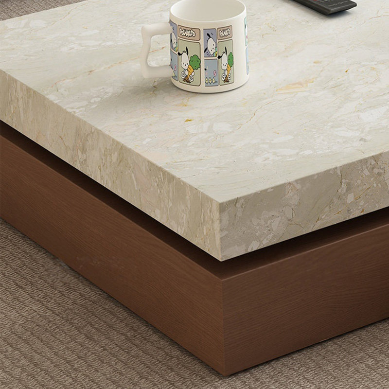 Table basse avec tiroir en bois fritté, 47.24"W*23.62"D*13.78"H