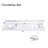73'' Engineered Stone Double Bathroom Vanity Top with Sink