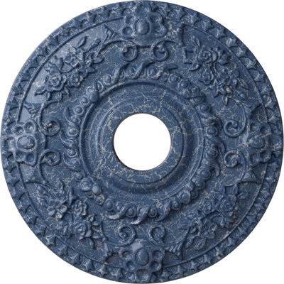Médaillon de plafond de 18 po x P 3 po x P 1 1/2 po (convient aux auvents jusqu'à 7 1/4 po)