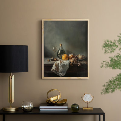 Reproduction encadrée FLORAL Series DCCxx - bois massif