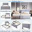 Lit plateforme avec lit gigogne multifonctionnel Castries Upholstery-590011614