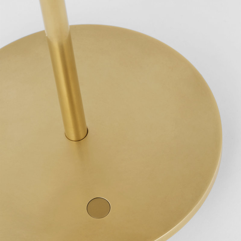 Nevis Short Accent Rechargeable Table Lamp, Gold