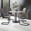 Luca Stone Top Metal Base Dining Table