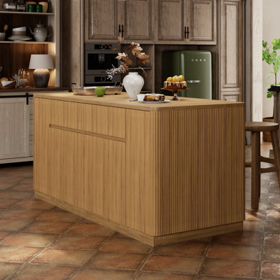 74.8" Large Kitchen Island