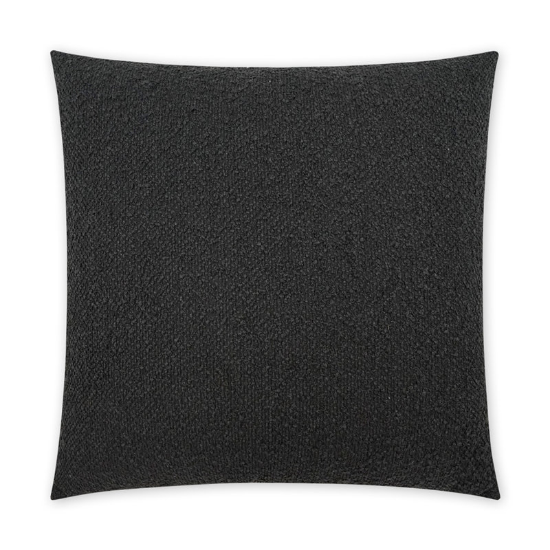 Amara Pillow Cover & Insert, Black, Square 20"