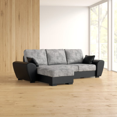 Acee Corner Sofa Bed Jumbo Cord