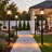 Outdoor Pier Mount Light with Crackle Glass 