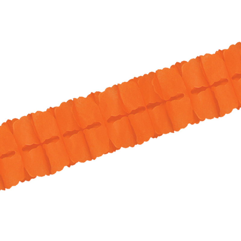 Guirlande de fantaisie, Orange, 12 pi
