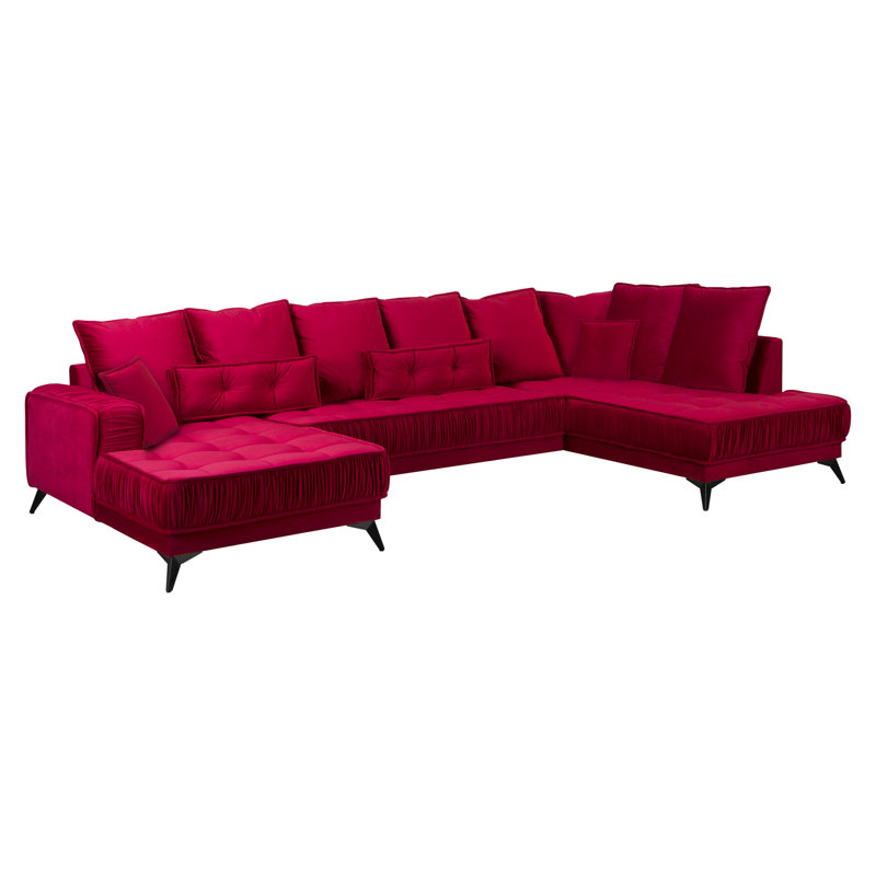 Arnljot Corner Sofa, Red