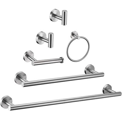 6 - Piece Bathroom Hardware Set