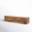 Wood Block Rectangular Bench with Elevated Base