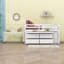 Lit mezzanine en bois 4 tiroirs avec bureau et tablettes Eli Kids-698377506-698377519