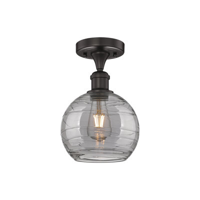 Plafonnier semi-encastré 1 lumière