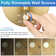 Dimmable Plug-in Swing Arm Wall Sconce with On/Off Knob Switch