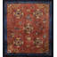 Tapis bleu marine, rouge / rouille