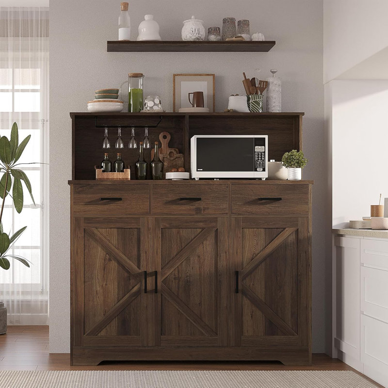 49.4cm Kitchen Pantry, Brown