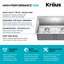 Évier de cuisine en acier inoxydable KRAUS Standart PRO-98155466-98155467