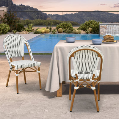 Ensemble de 2 chaises bistro PURPLE LEAF