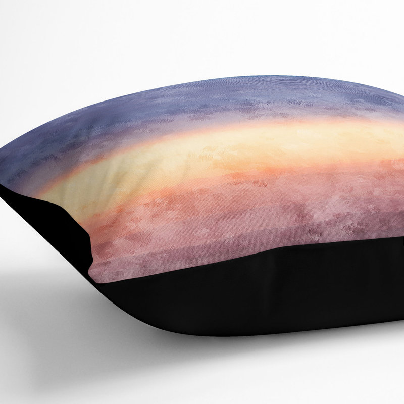 Square Throw Cushion, 40cm H x 40cm W x 15cm D, Black