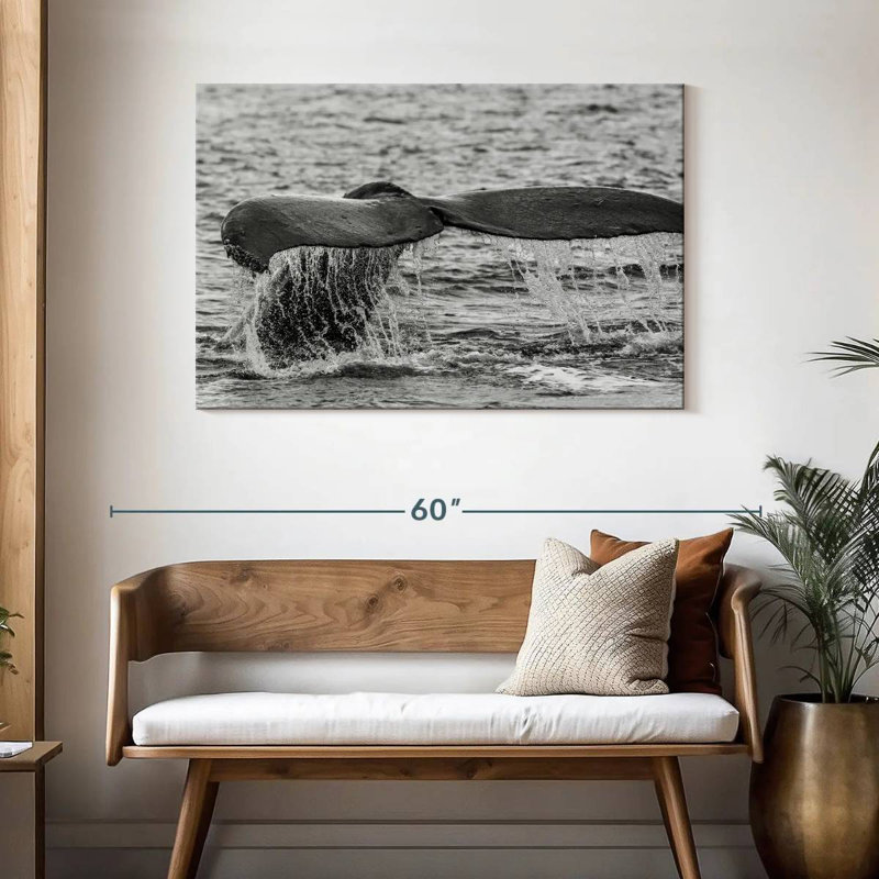 Crowle Alaskan Humpback Whale, 30" H x 45" W