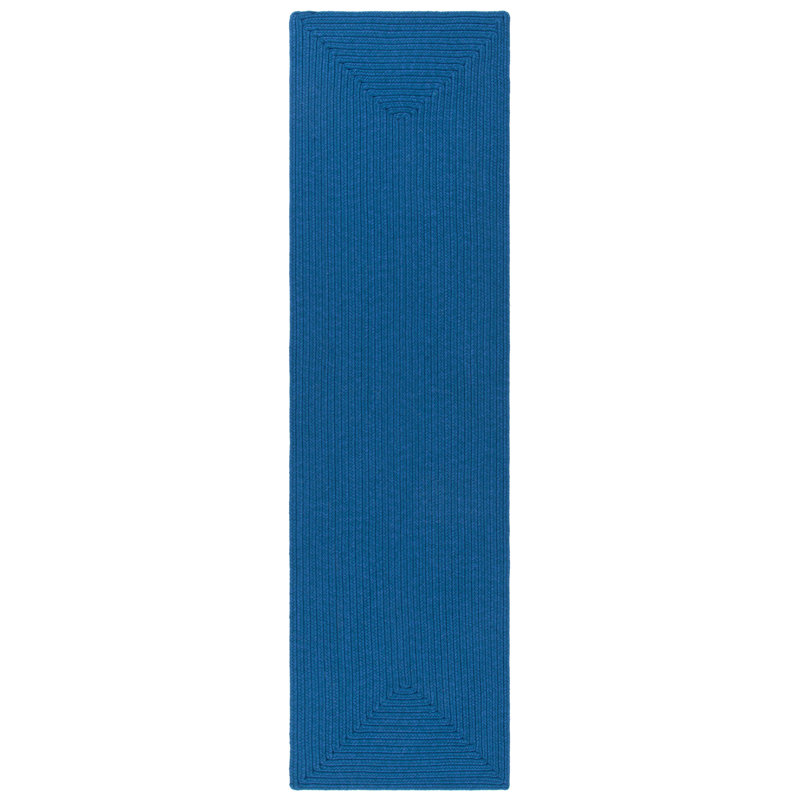 Braided Hand Woven Performance Machine Washable Solid Color Rug, Runner 2'3" x 8'
