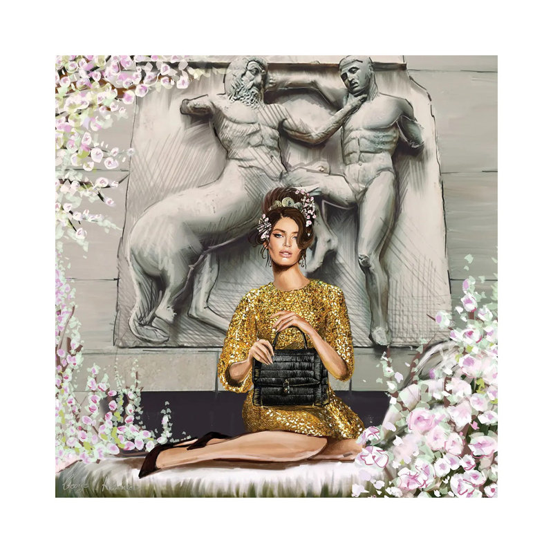 Elgin Bianca 1 Piece Wrapped Canvas Painting, 66.04 cm H x 66.04 cm W x 3.175 cm D