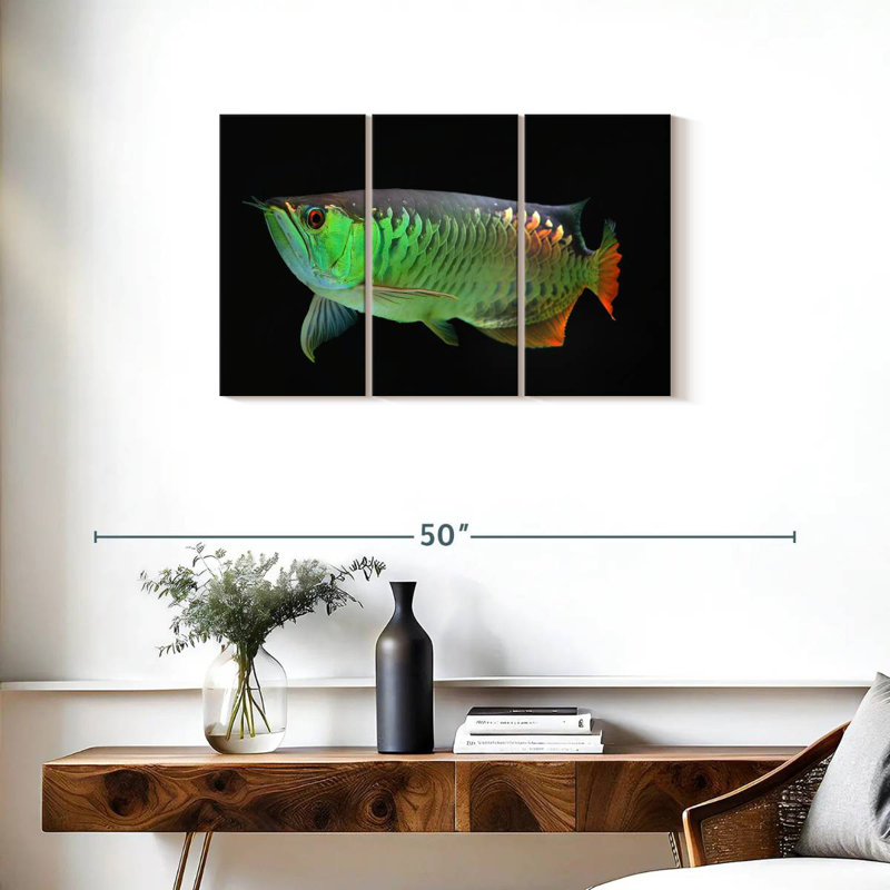 Arowana Fish, 20" H x 33" W