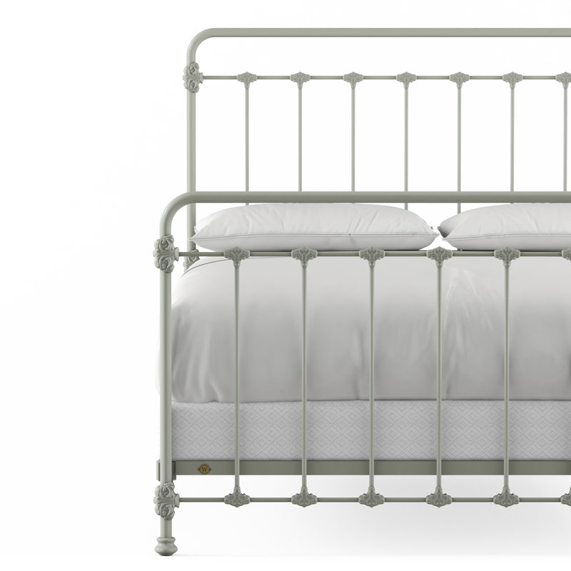 160 Picket Fence Bed | Complete Standard, Full, Sage Green