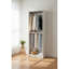 Garde-robe en bois blanc 32 po avec deux tringles Prosper