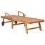 Chaise de patio avec coussin en teck-63952935