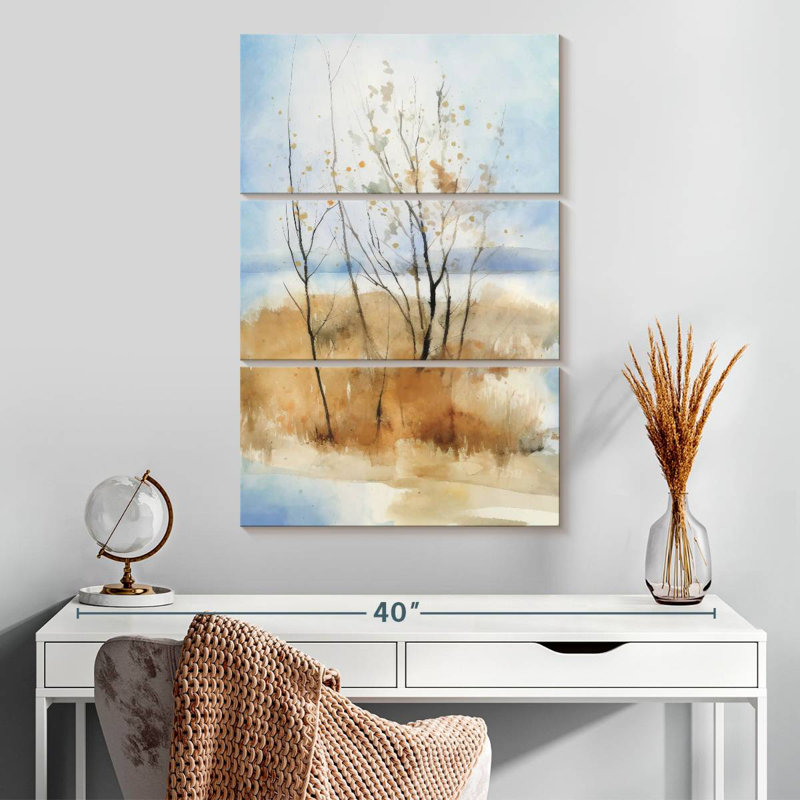 Harnek Calm River Trees II, H 32 po x l 20 po