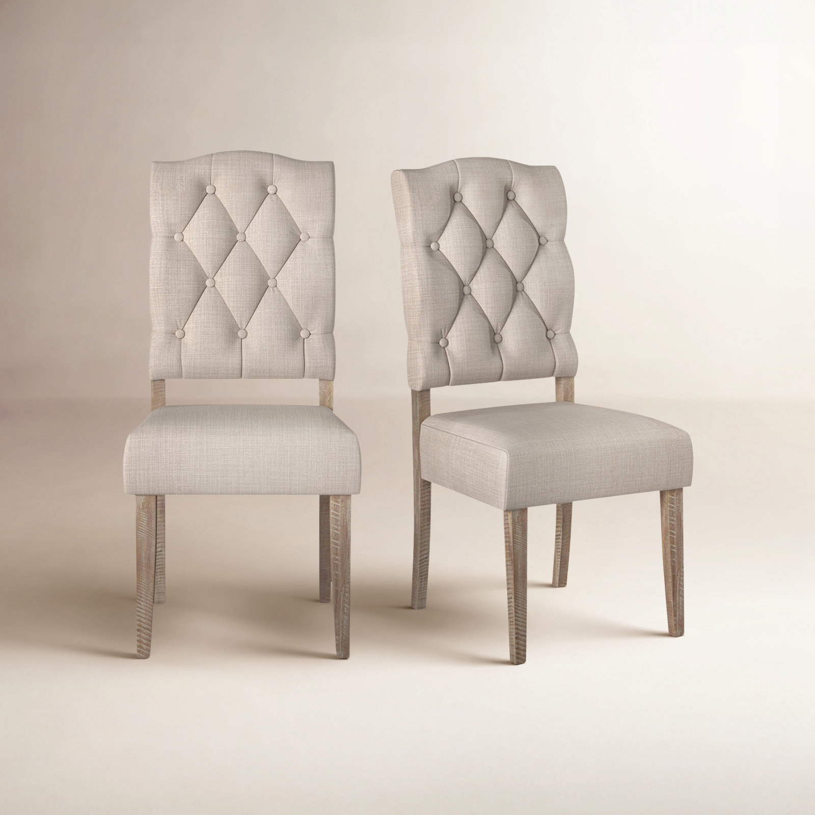 Bianca Parsons Dining Chair, Weathered Natural