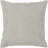 Wool & Cotton Blend Removable Cover Pillow Throw Authentic Handmade Square Polyester Fill Gray Non-Reversible Textured Solid With Gray Cotton Backing-121671537-24539506