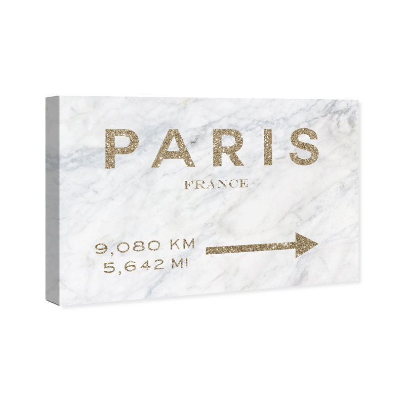 Impression sur toile, mode et glam Paris, H 24 po x l 36 po x P 0,8 po