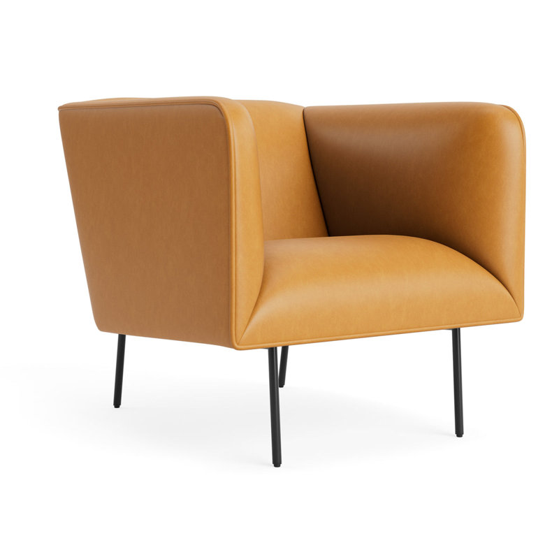 MTO - Dandy Lounge Chair Black Legs, Canyon Leather