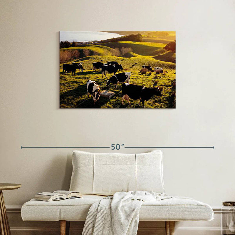 Brampt Hilltop Cows, 24" H x 36" W