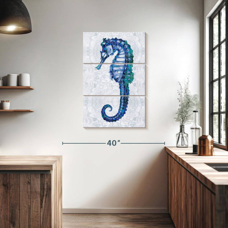 Hippocampe Brampt I, H 38 po x l 24 po