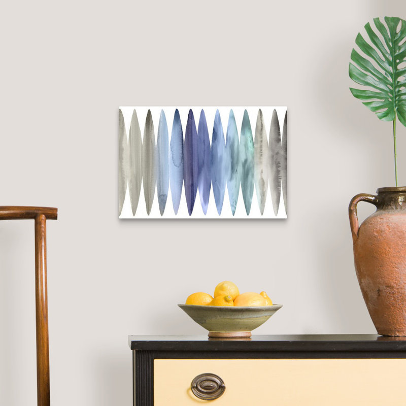 Reproduction d’art sur toile, "Watercolor Surfplanches 2 soft" par David Moore, Toile tendue, H 12 po x l 18 po x P 1,25 po