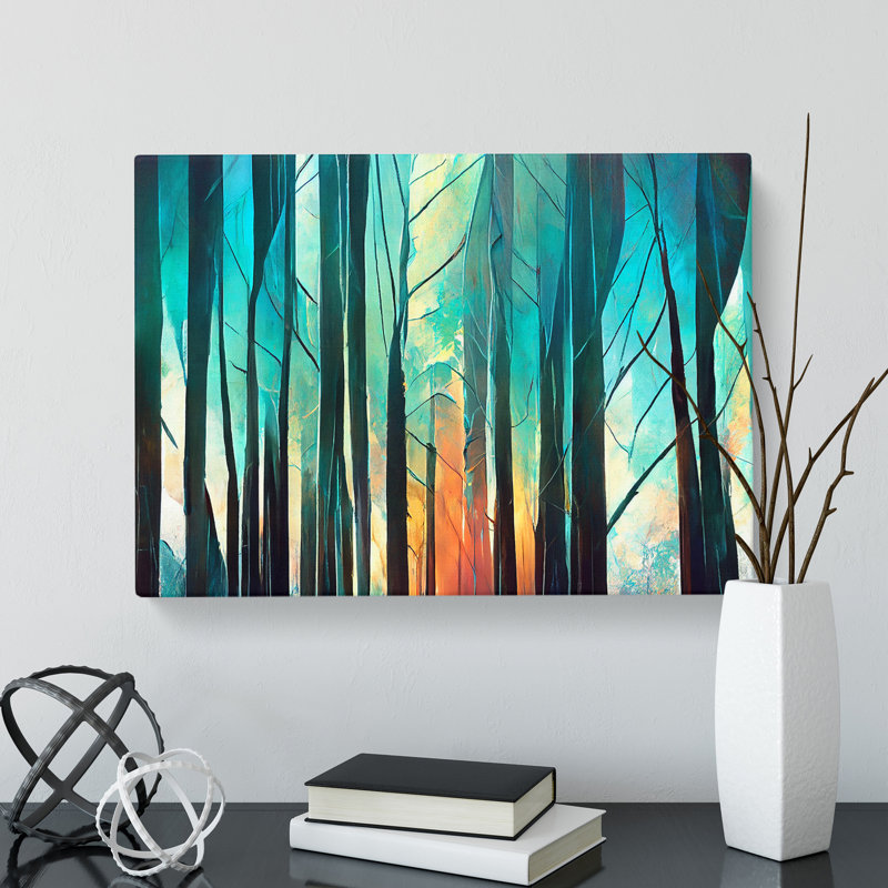 Forest Abstract Vol.3 - Wrapped Canvas, 40cm H x 60cm W x 3cm D