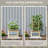 Wooden Raised Garden Bed With Trellis, Galvanized Planter Box Elevated Garden Bed For Garden, Patio, Natural Wood-1145400505