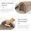 Banc de rangement en chenille à bras incurvés en forme de U-784383405