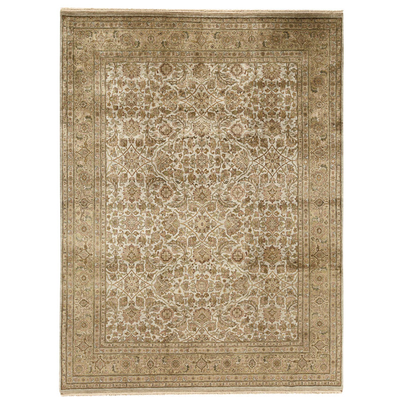 One-of-a-Kind 11'10" X 9' Hand Knotted Area Rug