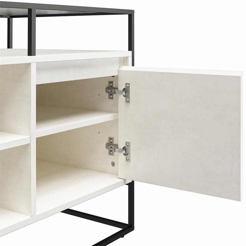 Mauitsby Unfinished TV Stand for TVs up to 58", Plaster